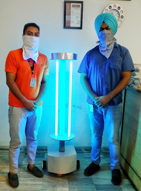CT Group Maqsudan’s Research team develops UVC Disinfectant Robot