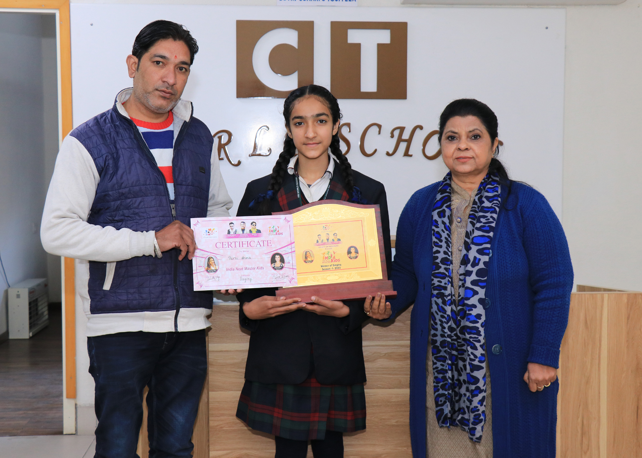 CT World’s Pavni Arora bags the title of India’s Next Master Kids Show