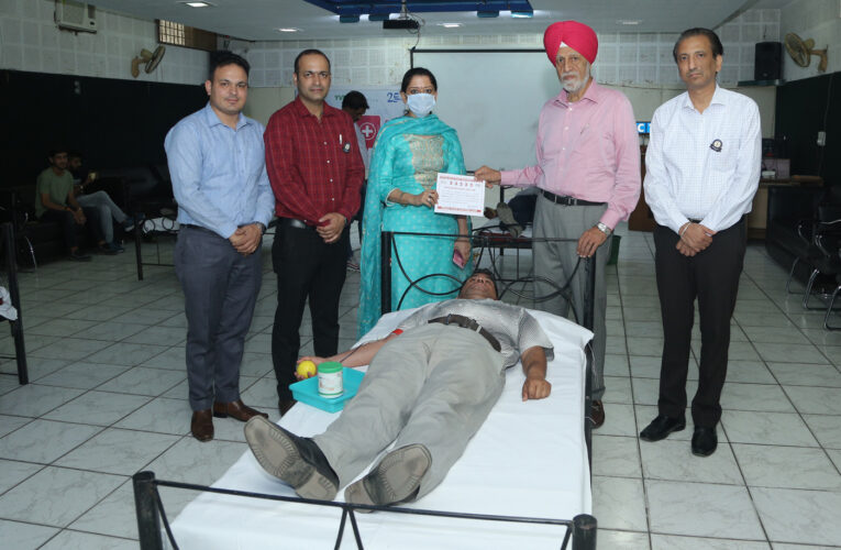 CT Group Maqsudan holds Blood Donation Camp under the supervision of Civil Hospital