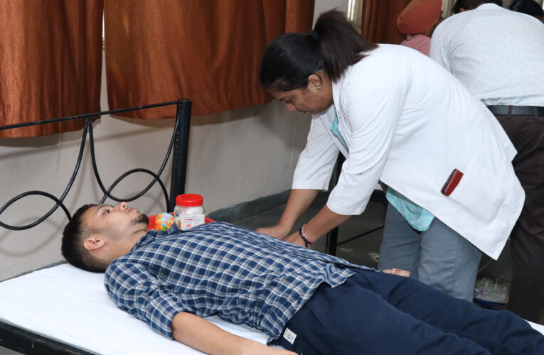 CT Institute of Pharmaceutical Sciences holds Blood Donation Camp under the supervision of Civil Hospital